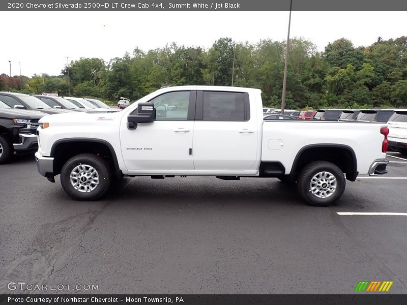Summit White / Jet Black 2020 Chevrolet Silverado 2500HD LT Crew Cab 4x4