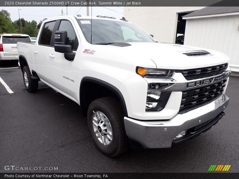 Summit White / Jet Black 2020 Chevrolet Silverado 2500HD LT Crew Cab 4x4