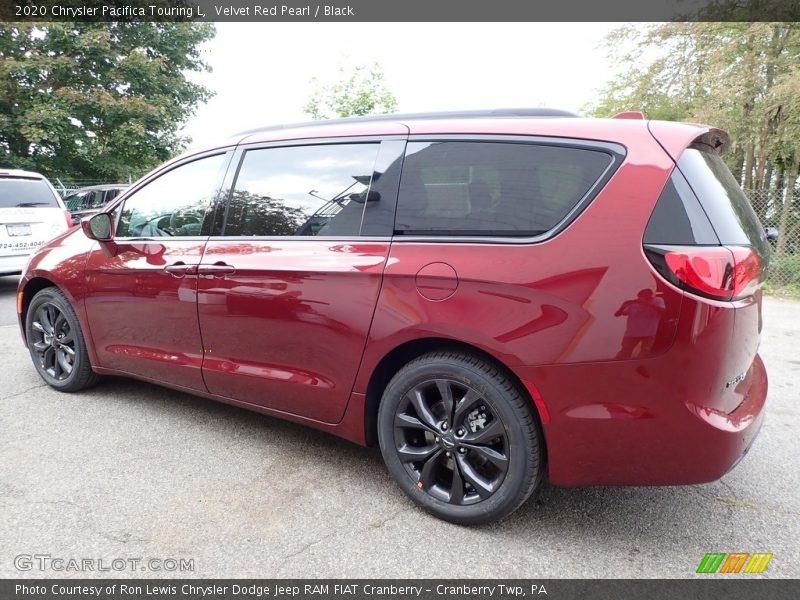 Velvet Red Pearl / Black 2020 Chrysler Pacifica Touring L