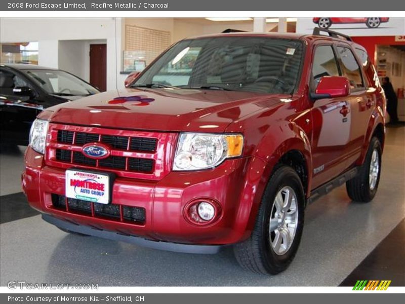 Redfire Metallic / Charcoal 2008 Ford Escape Limited