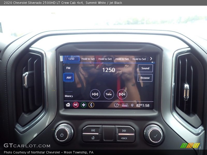 Summit White / Jet Black 2020 Chevrolet Silverado 2500HD LT Crew Cab 4x4
