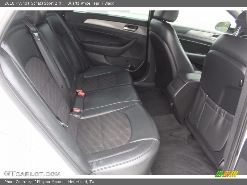 Quartz White Pearl / Black 2018 Hyundai Sonata Sport 2.0T