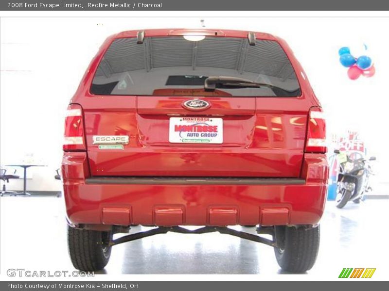 Redfire Metallic / Charcoal 2008 Ford Escape Limited