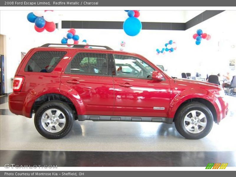 Redfire Metallic / Charcoal 2008 Ford Escape Limited