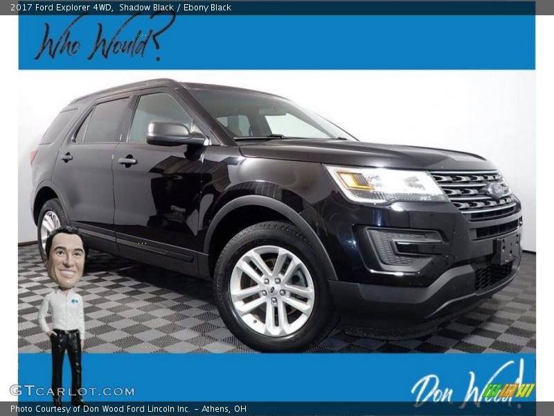 Shadow Black / Ebony Black 2017 Ford Explorer 4WD