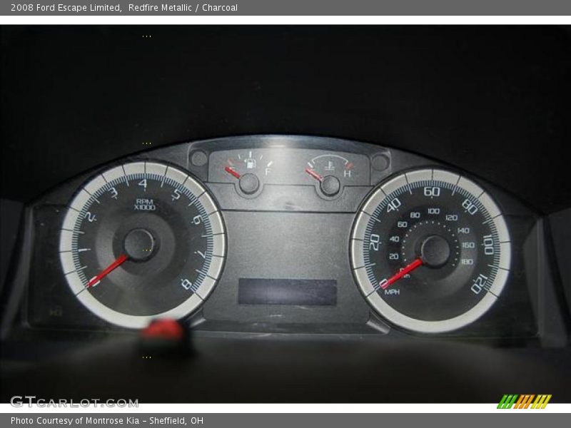 Redfire Metallic / Charcoal 2008 Ford Escape Limited