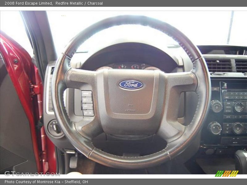 Redfire Metallic / Charcoal 2008 Ford Escape Limited