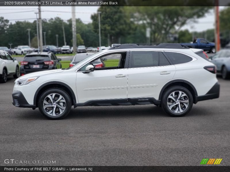 Crystal White Pearl / Slate Black 2020 Subaru Outback 2.5i Limited