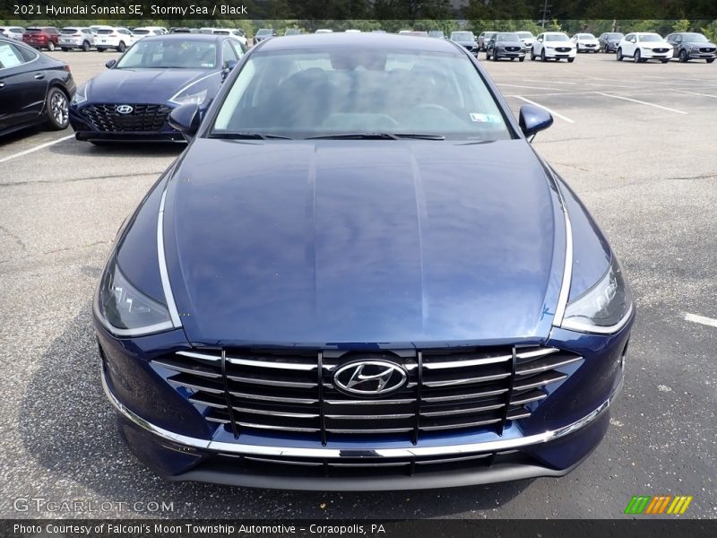 Stormy Sea / Black 2021 Hyundai Sonata SE