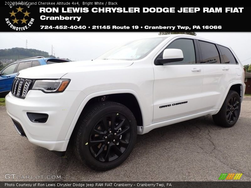 Bright White / Black 2020 Jeep Grand Cherokee Altitude 4x4