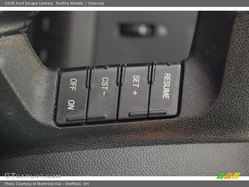 Redfire Metallic / Charcoal 2008 Ford Escape Limited