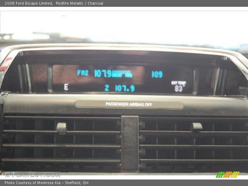 Redfire Metallic / Charcoal 2008 Ford Escape Limited