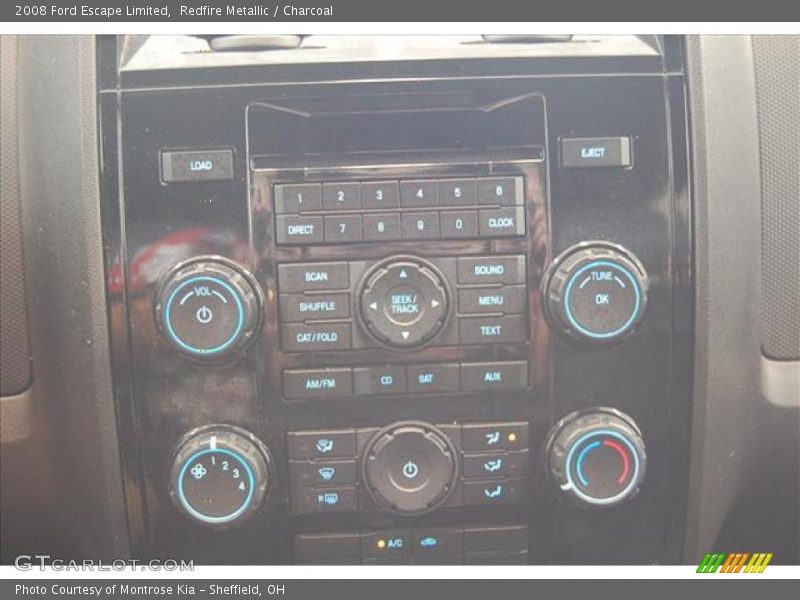 Redfire Metallic / Charcoal 2008 Ford Escape Limited