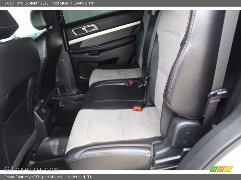 Ingot Silver / Ebony Black 2017 Ford Explorer XLT