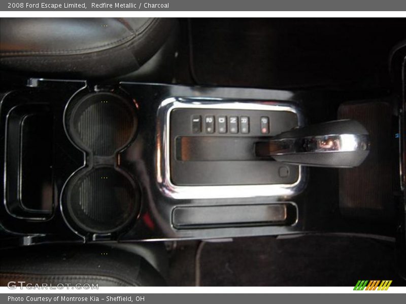 Redfire Metallic / Charcoal 2008 Ford Escape Limited