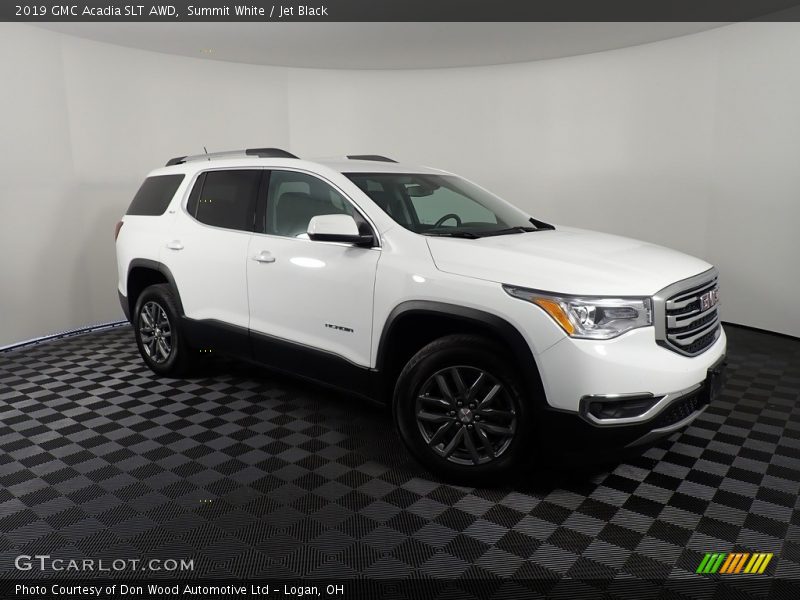 Summit White / Jet Black 2019 GMC Acadia SLT AWD