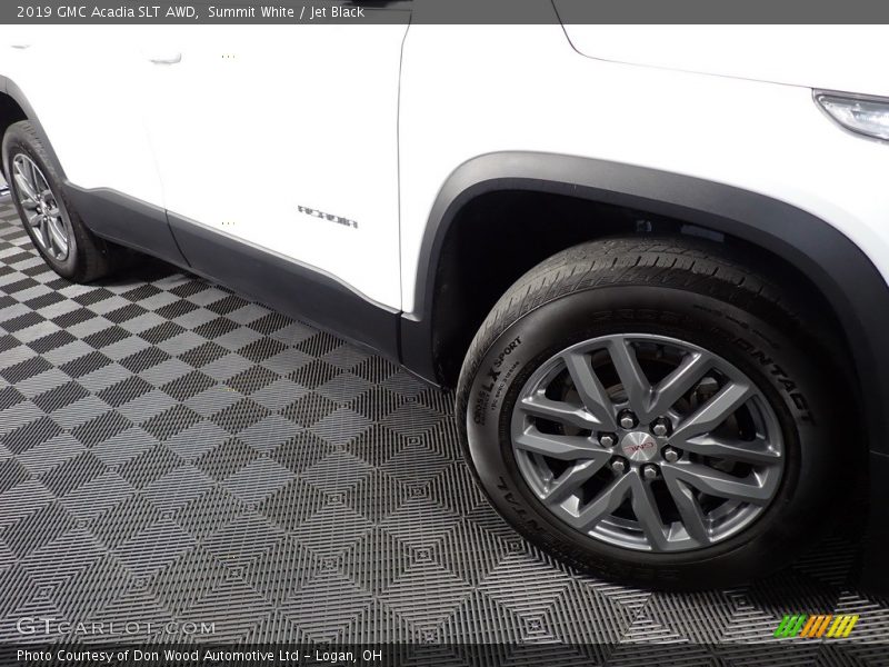 Summit White / Jet Black 2019 GMC Acadia SLT AWD
