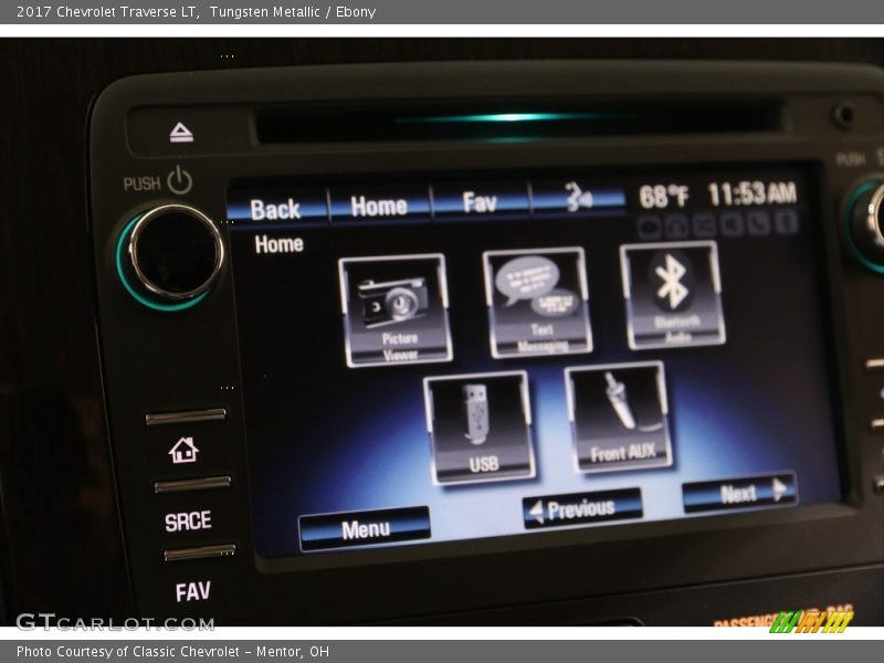 Tungsten Metallic / Ebony 2017 Chevrolet Traverse LT