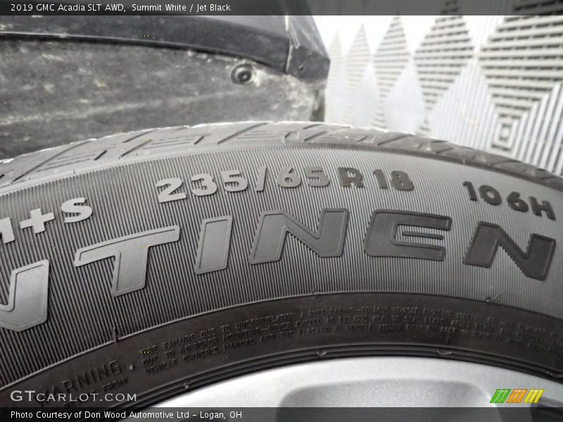 Summit White / Jet Black 2019 GMC Acadia SLT AWD