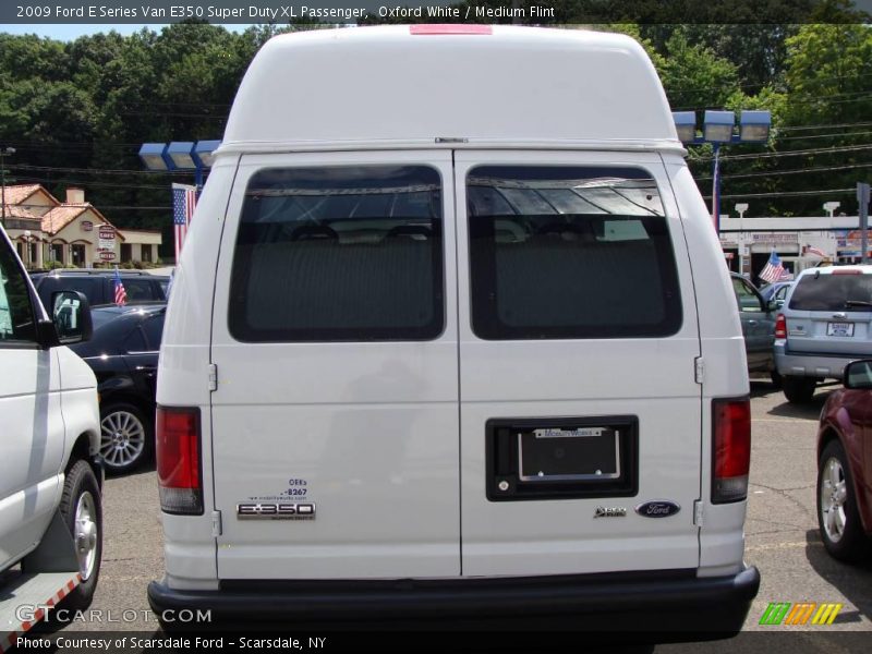 Oxford White / Medium Flint 2009 Ford E Series Van E350 Super Duty XL Passenger