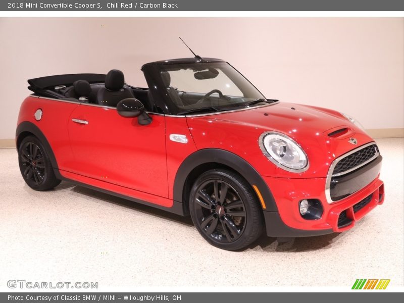 Front 3/4 View of 2018 Convertible Cooper S