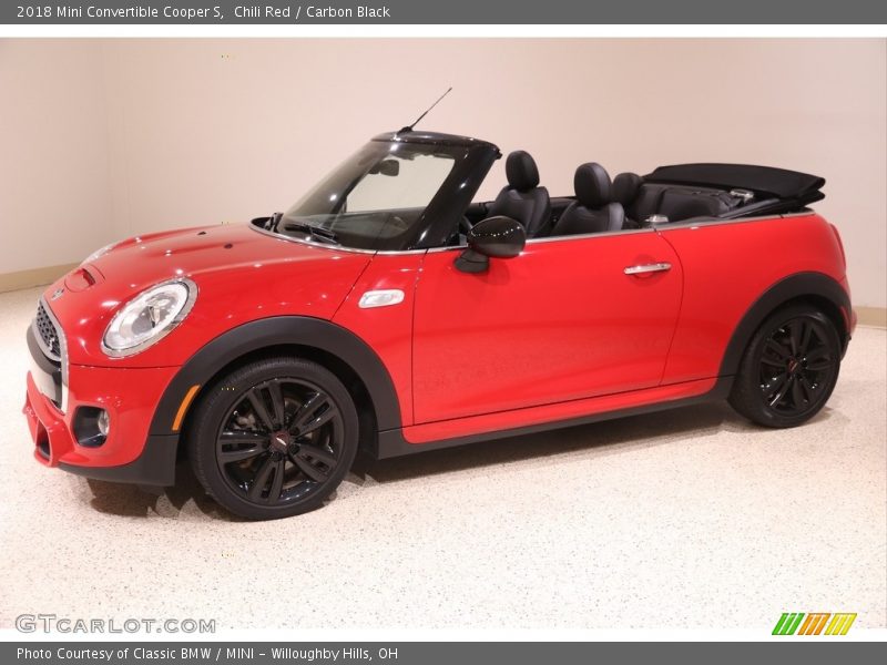  2018 Convertible Cooper S Chili Red