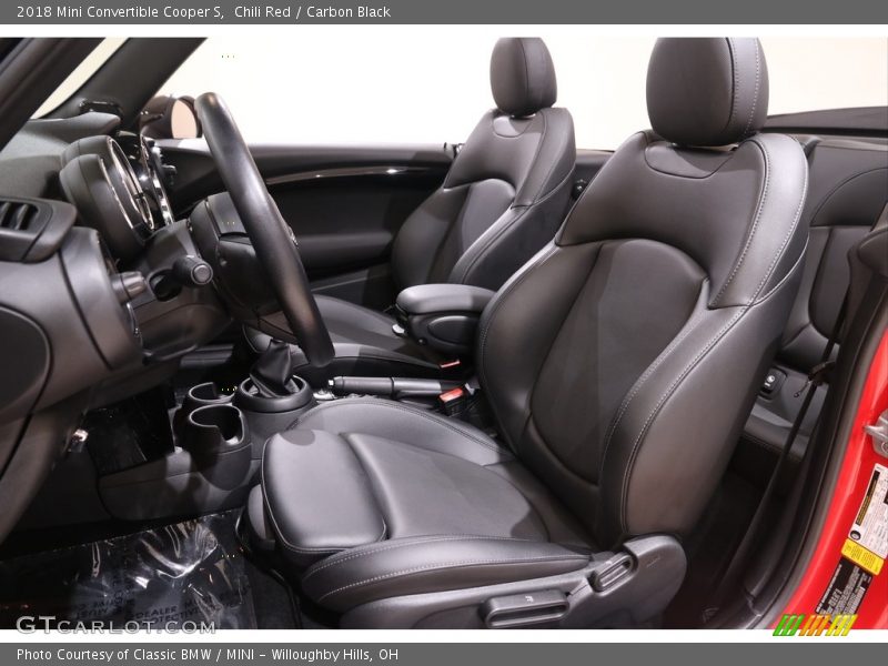 Chili Red / Carbon Black 2018 Mini Convertible Cooper S