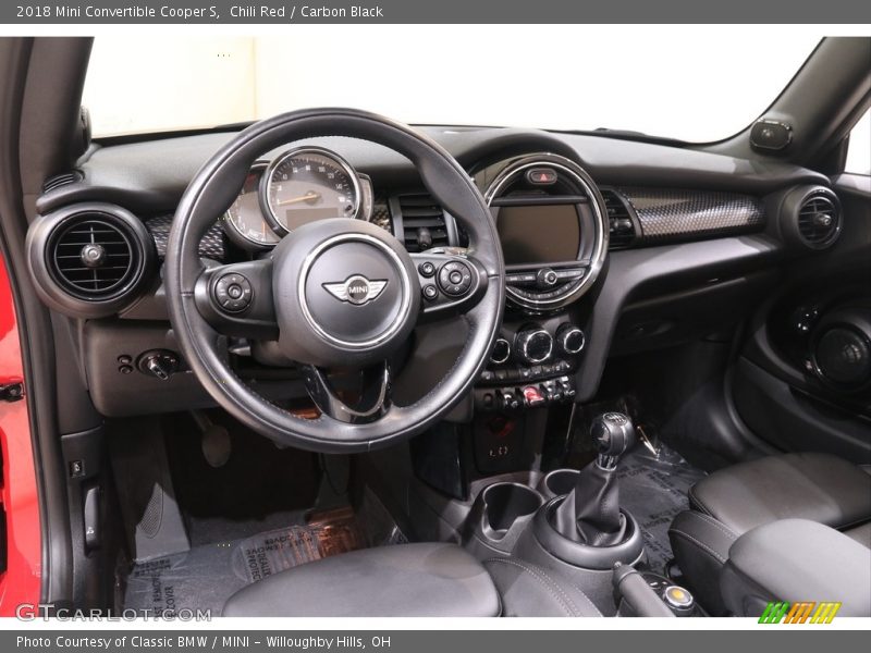 Chili Red / Carbon Black 2018 Mini Convertible Cooper S