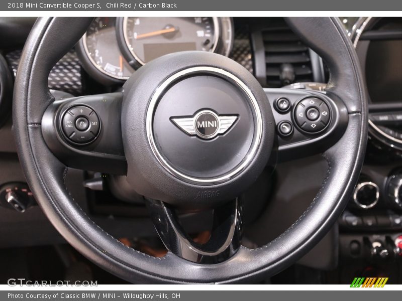 Chili Red / Carbon Black 2018 Mini Convertible Cooper S