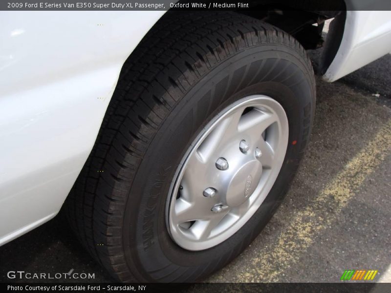 Oxford White / Medium Flint 2009 Ford E Series Van E350 Super Duty XL Passenger