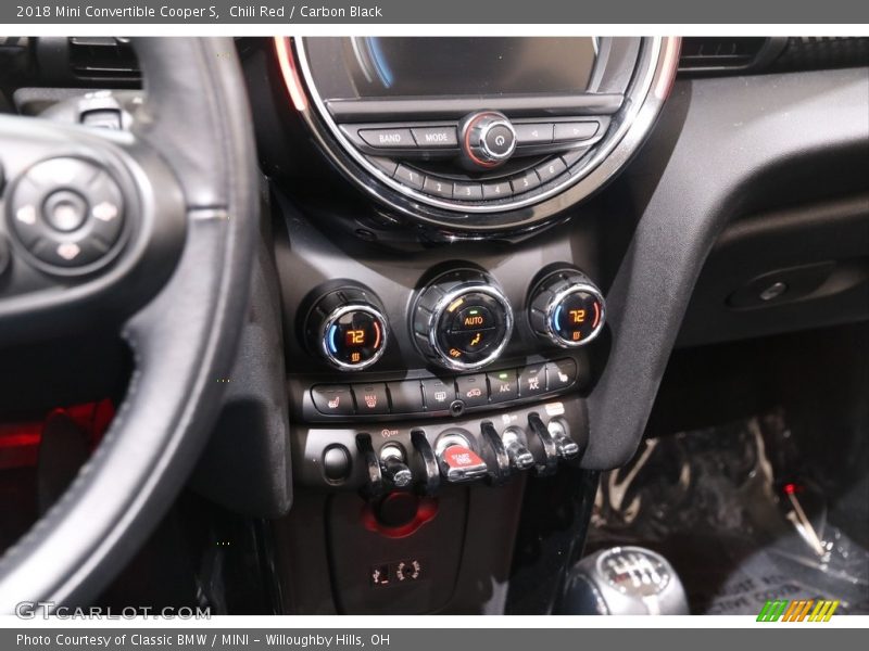 Chili Red / Carbon Black 2018 Mini Convertible Cooper S