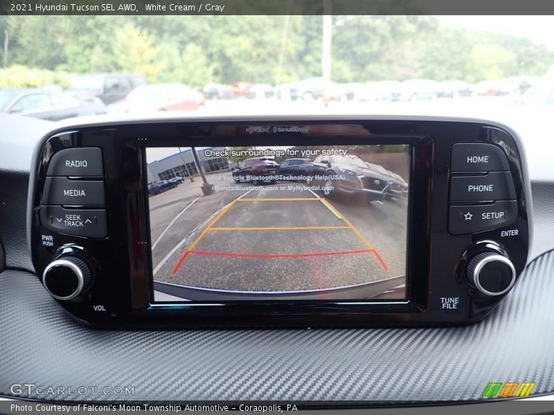 White Cream / Gray 2021 Hyundai Tucson SEL AWD