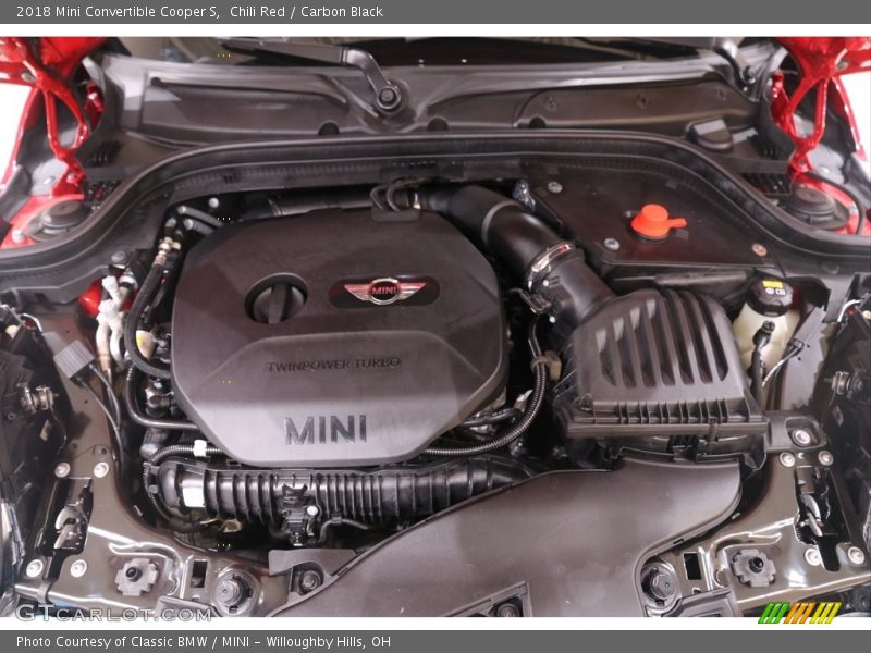 Chili Red / Carbon Black 2018 Mini Convertible Cooper S