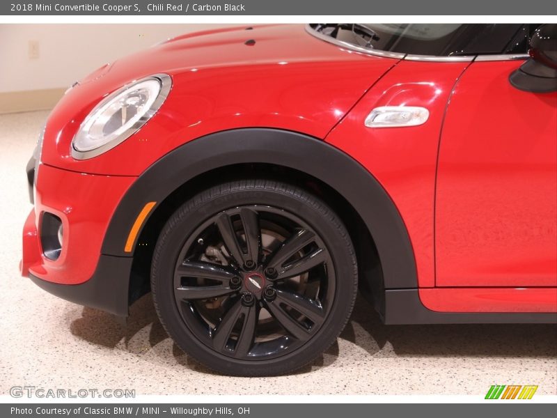Chili Red / Carbon Black 2018 Mini Convertible Cooper S