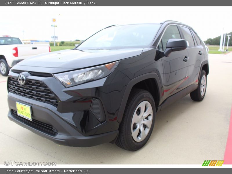 Midnight Black Metallic / Black 2020 Toyota RAV4 LE