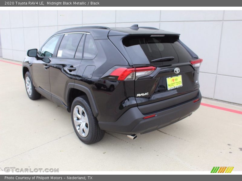 Midnight Black Metallic / Black 2020 Toyota RAV4 LE