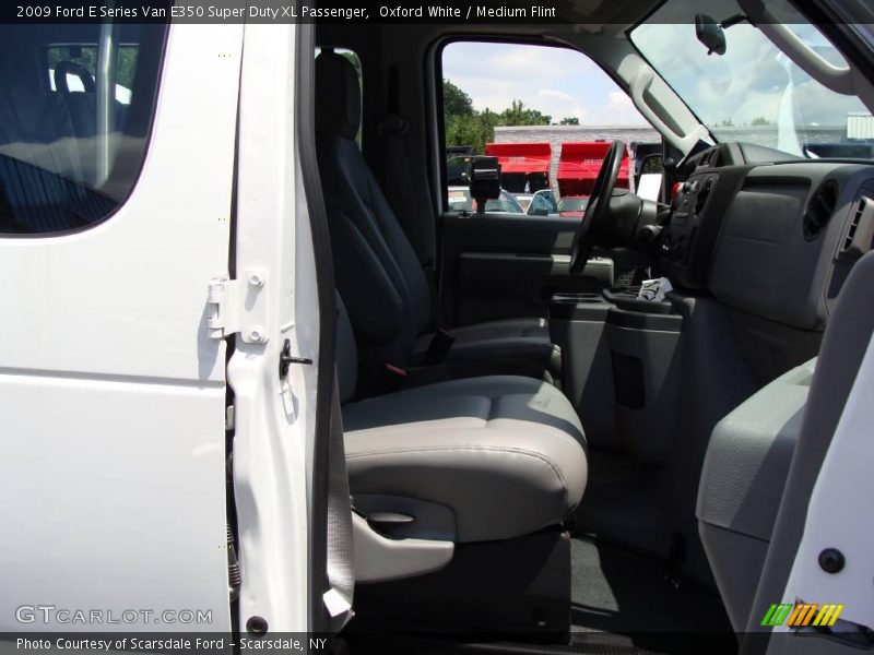 Oxford White / Medium Flint 2009 Ford E Series Van E350 Super Duty XL Passenger