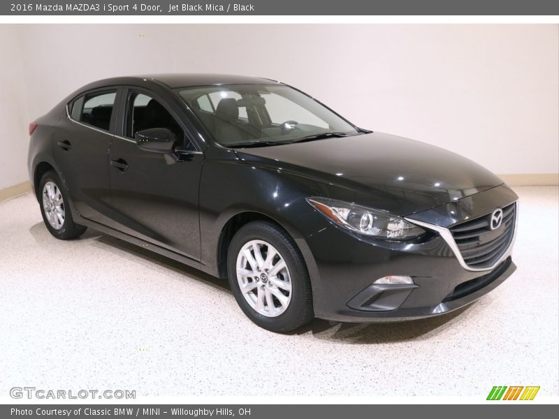 Jet Black Mica / Black 2016 Mazda MAZDA3 i Sport 4 Door