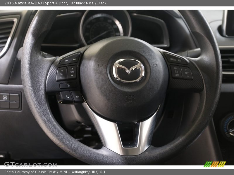 Jet Black Mica / Black 2016 Mazda MAZDA3 i Sport 4 Door