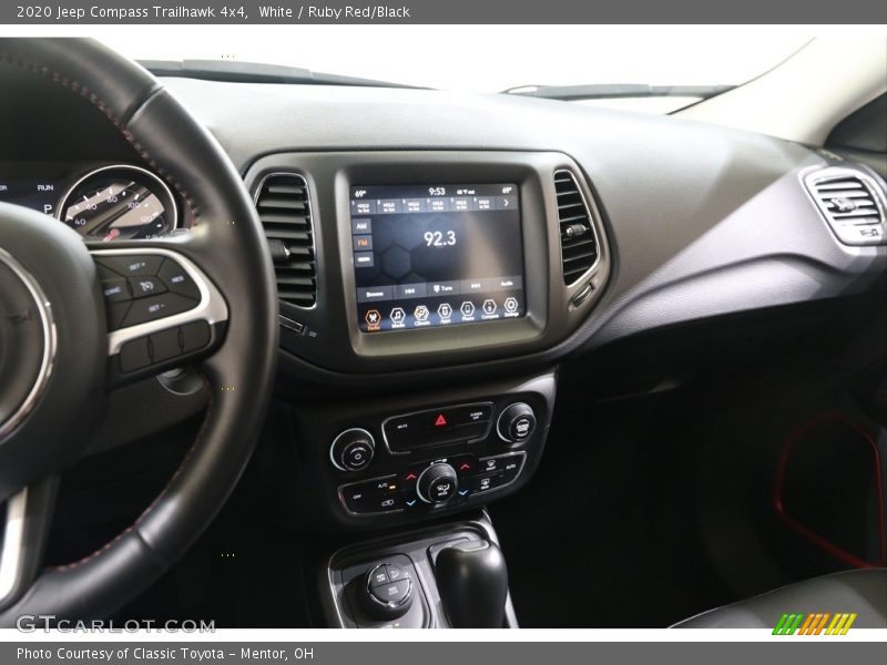 White / Ruby Red/Black 2020 Jeep Compass Trailhawk 4x4