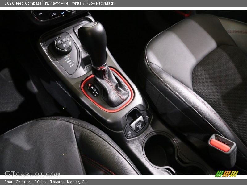 White / Ruby Red/Black 2020 Jeep Compass Trailhawk 4x4