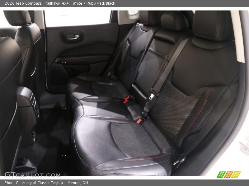 White / Ruby Red/Black 2020 Jeep Compass Trailhawk 4x4