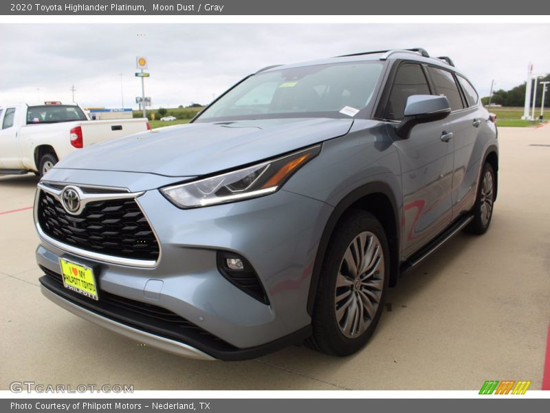 Moon Dust / Gray 2020 Toyota Highlander Platinum