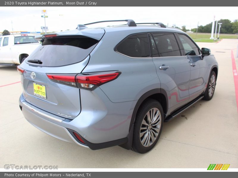 Moon Dust / Gray 2020 Toyota Highlander Platinum