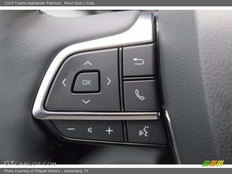  2020 Highlander Platinum Steering Wheel