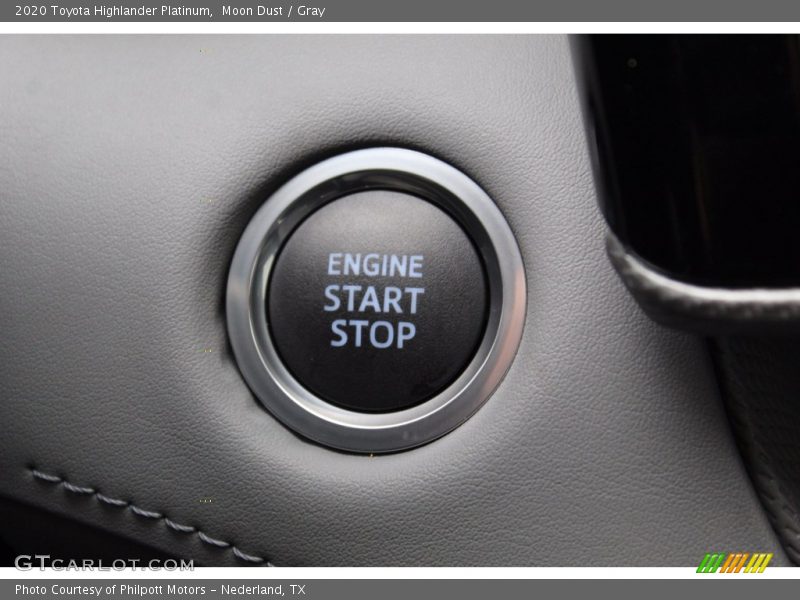 Moon Dust / Gray 2020 Toyota Highlander Platinum