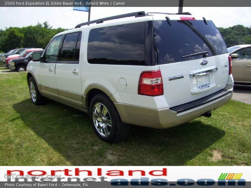 Oxford White / Camel 2009 Ford Expedition EL Eddie Bauer 4x4