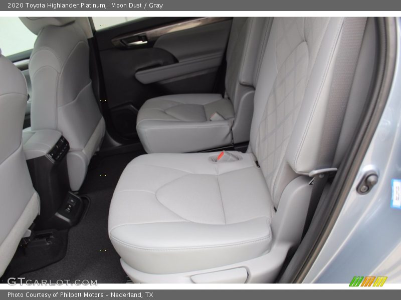 Rear Seat of 2020 Highlander Platinum