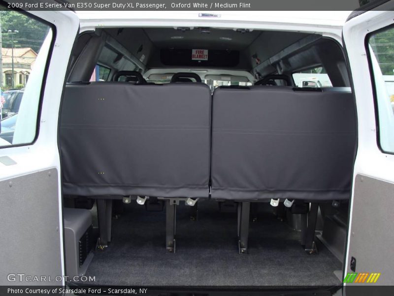 Oxford White / Medium Flint 2009 Ford E Series Van E350 Super Duty XL Passenger