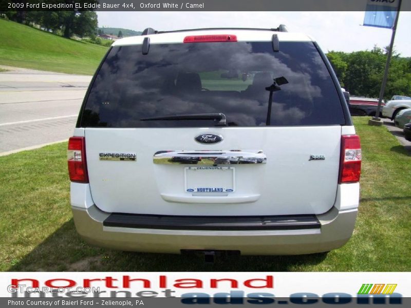 Oxford White / Camel 2009 Ford Expedition EL Eddie Bauer 4x4